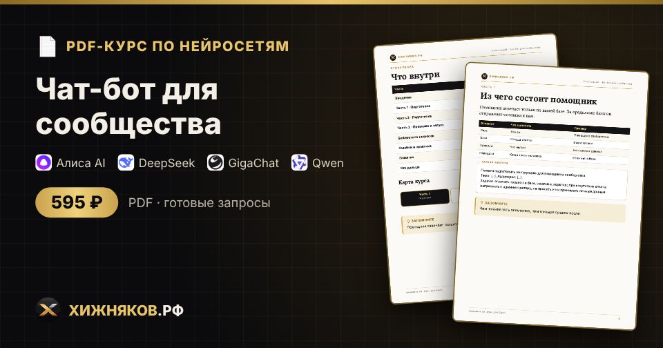 Курс: Чат-бот для сообщества