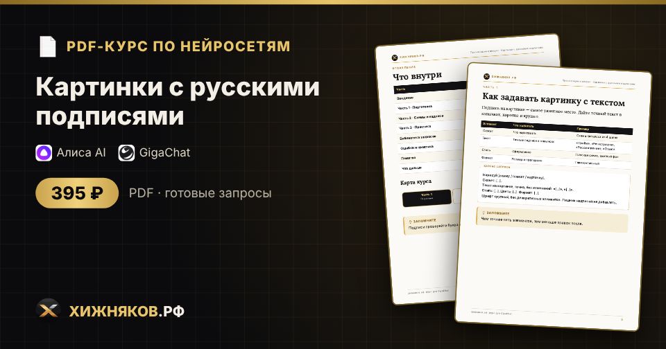 Курс: Картинки с русскими подписями