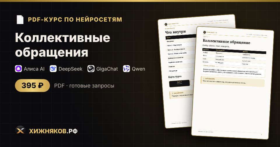 Курс: Коллективные обращения
