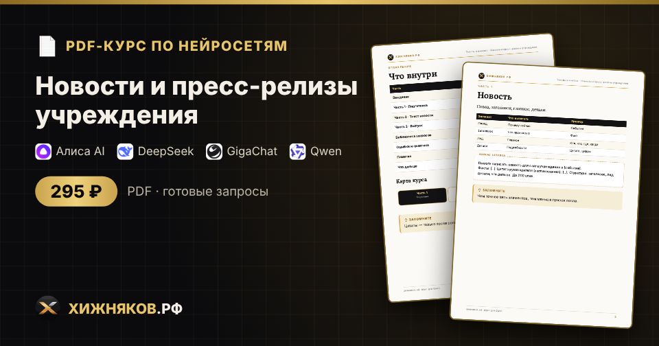 Курс: Новости и пресс-релизы учреждения
