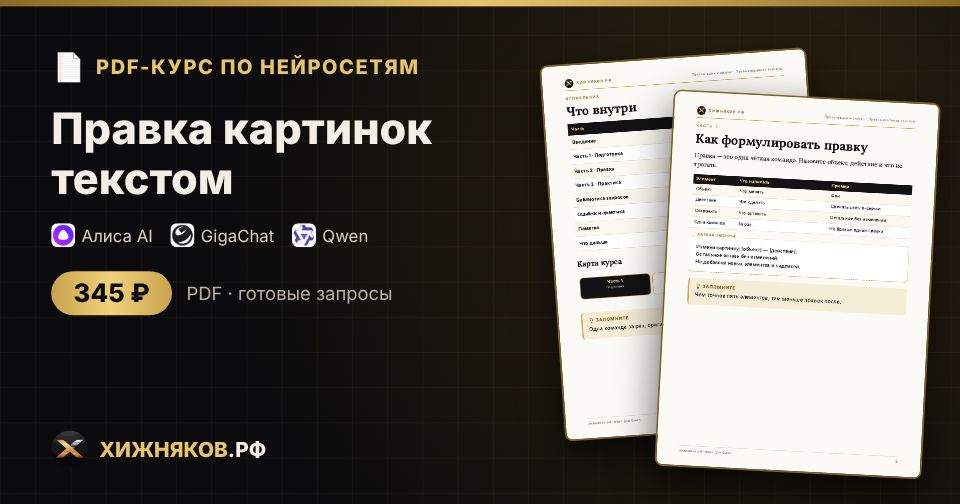 Курс: Правка картинок текстом