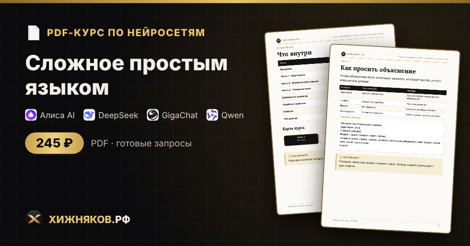 Курс: Сложное простым языком