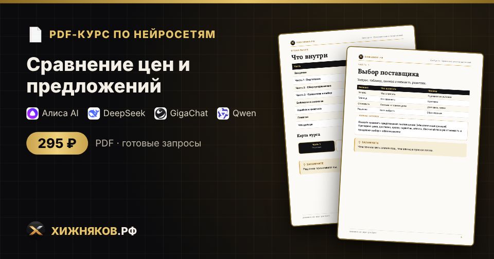 Курс: Сравнение цен и предложений